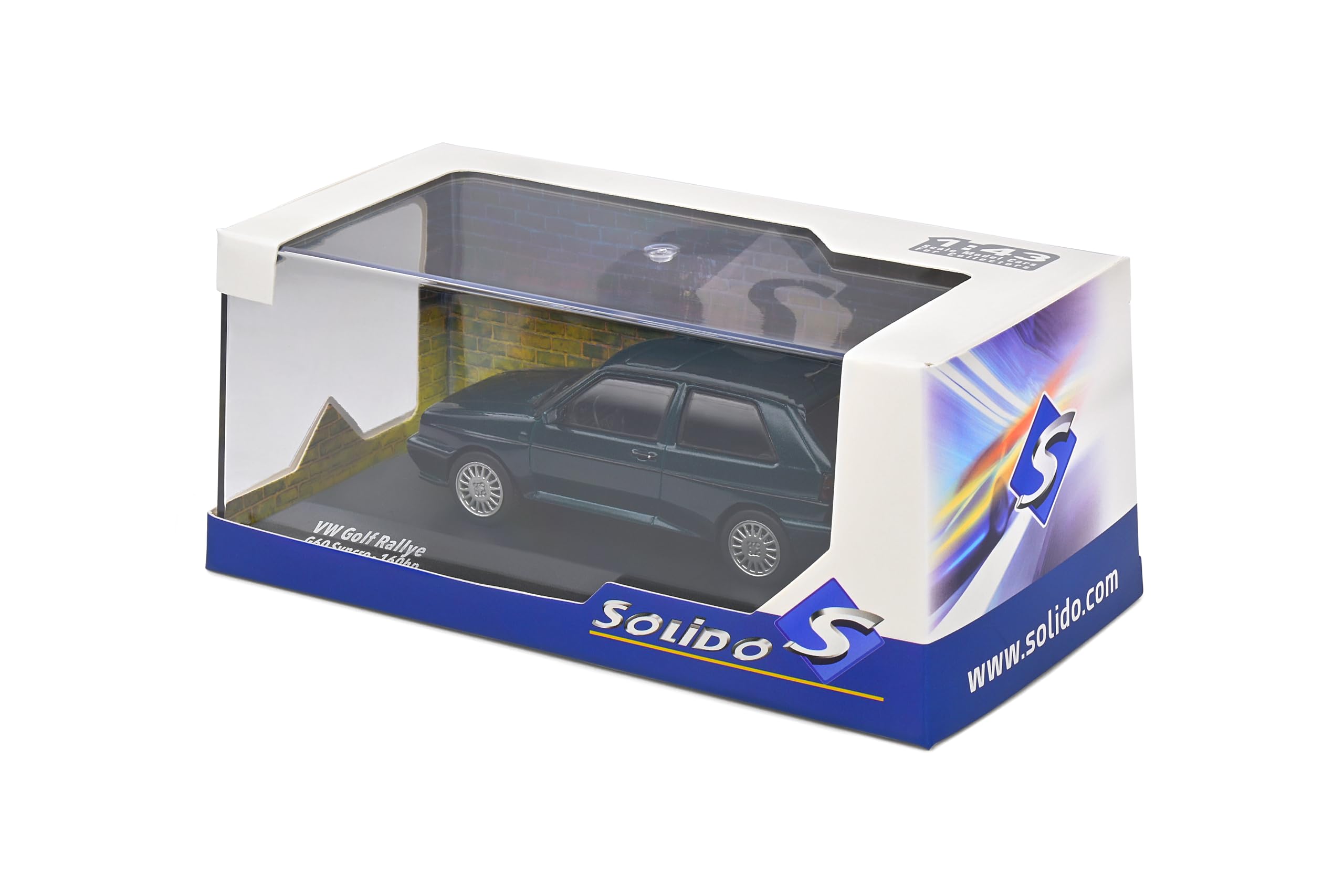 Amazon.com: Solido 1:43 Volkswagen Golf Rally Green 1989 : Toys