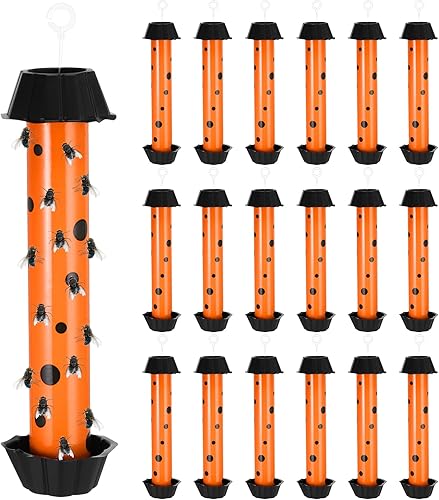 Miniatura 1 de Trampas para moscas de frutas para interiores, trampas colgantes para moscas al aire libre, trampas adhesivas para mosquitos para interiores, tubos