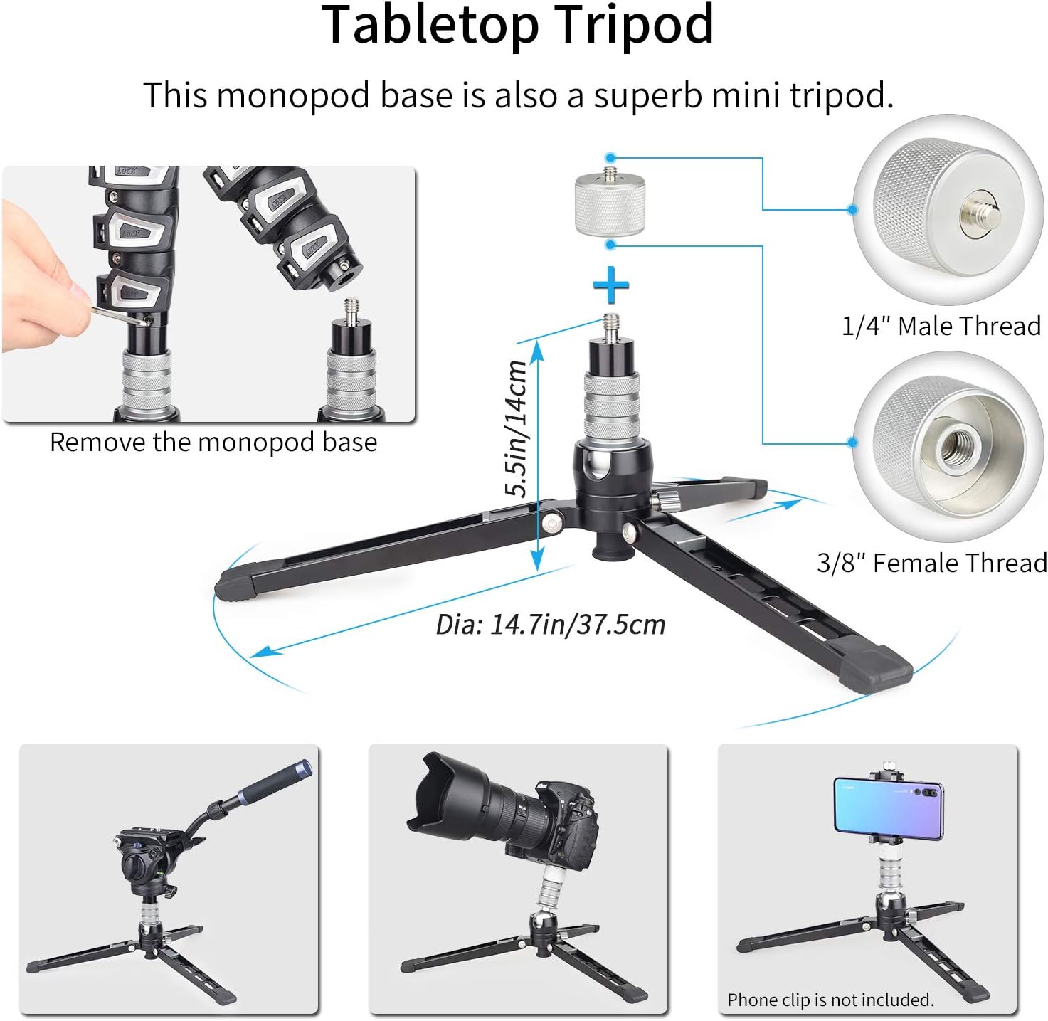 Bеѕt Cуbеr Mоndау 🔥 Professional Video Monopod Kit-INNOREL VM70K Including CNC Aluminum Fluid Head, Removable Tripod Base and Flexible Monopod Stand for DSLR,Telescopic,Camera,Camcorders (VM70K) Hоlіdау Dеаlѕ 🛒 Professional Video Monopod Kit-INNOREL VM70K Including CNC Aluminum Fluid Head, Removable Tripod Base and Flexible Monopod Stand for DSLR,Telescopic,Camera,Camcorders (VM70K)