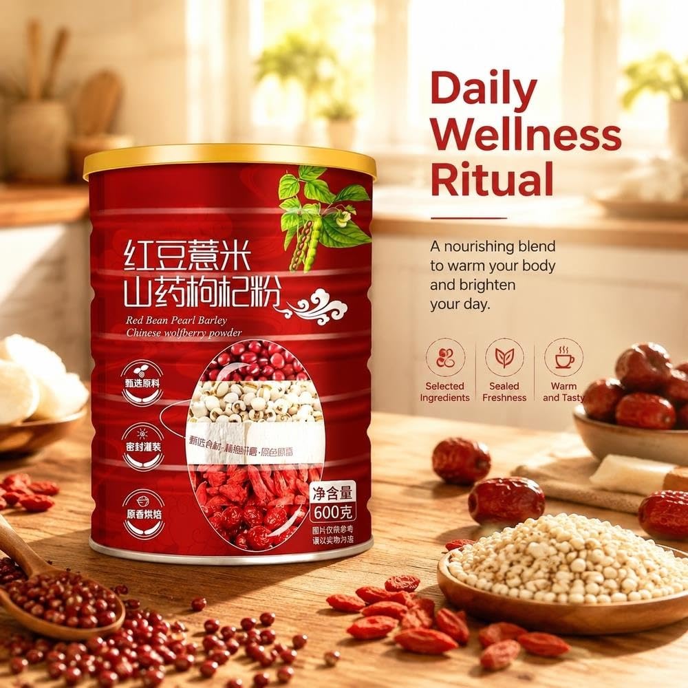 Porridge di cereali pronto for la colazione, lattina da 600 g