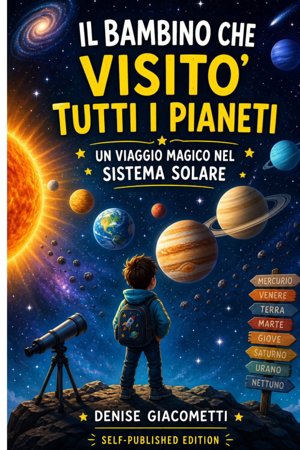 IL BAMBINO CHE VISITO’ TUTTI I PIANETI: UN VIAGGIO MAGICO NEL SISTEMA SOLARE