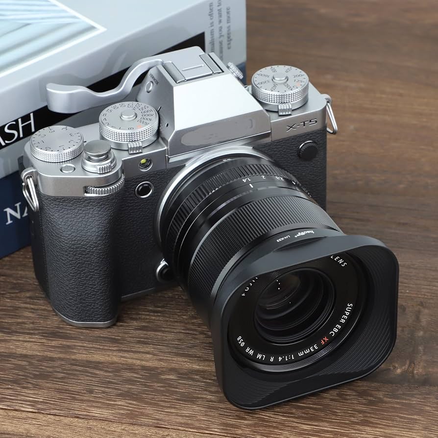 Amazon.com : Haoge Metal Square Bayonet Lens Hood for Fuji New XF