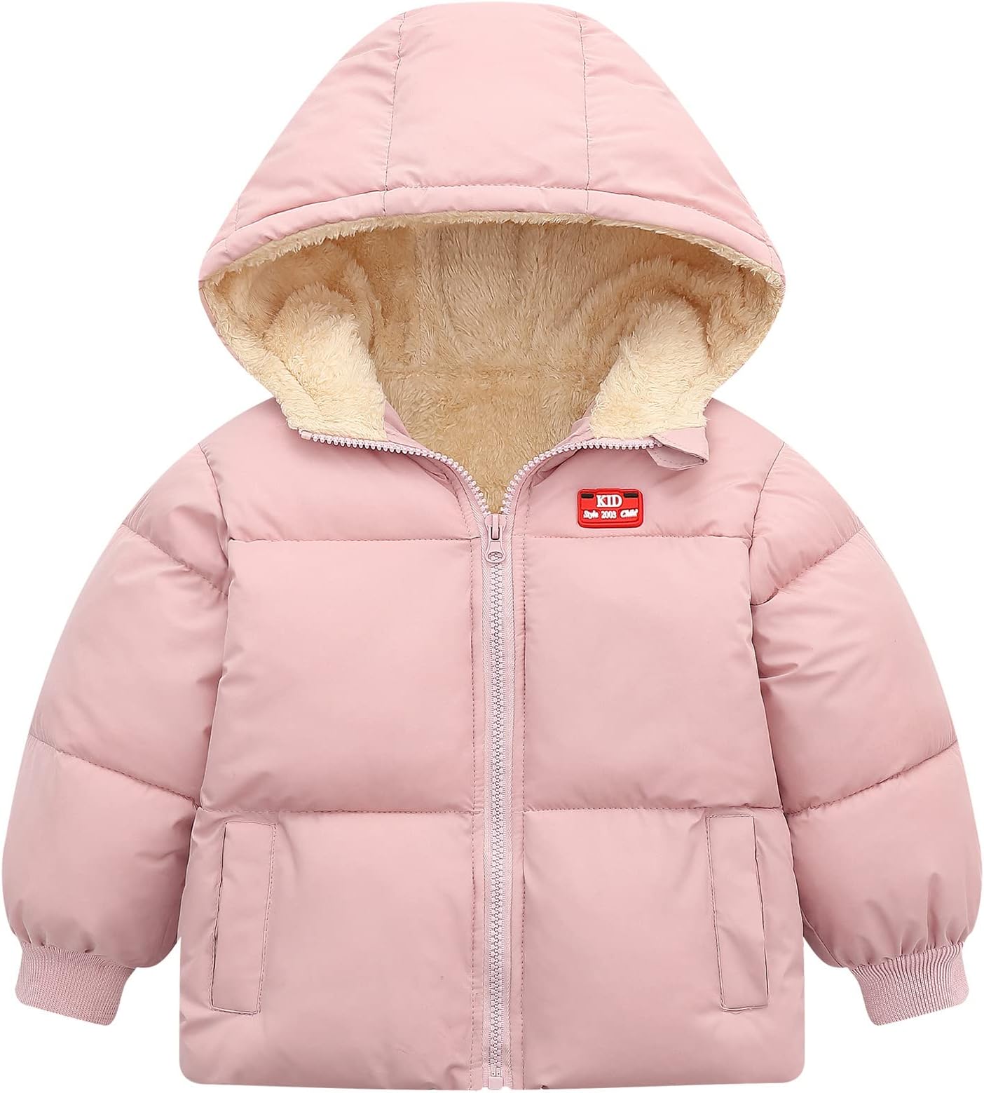 UNICOMIDEABaby Winter Coats Warm With Hooded Baby Boys Girls Jackets for 6M-5T