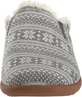Spenco Dundee Fair Isle Pantofole Donna - Modello Scozzese Con Plantare Ortopedico E Suola Antiscivolo