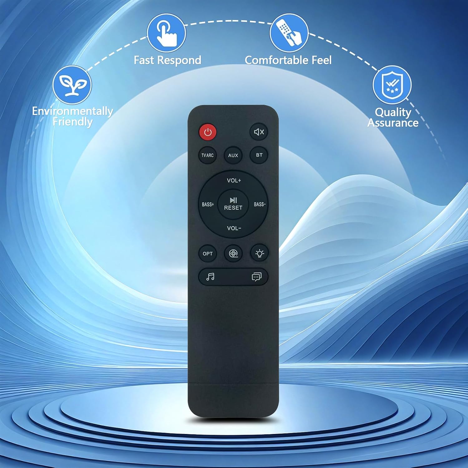 Replace Soundbar Remote Control Fit for PHEANOO P15 2.1 Compact Sound Bar image 5