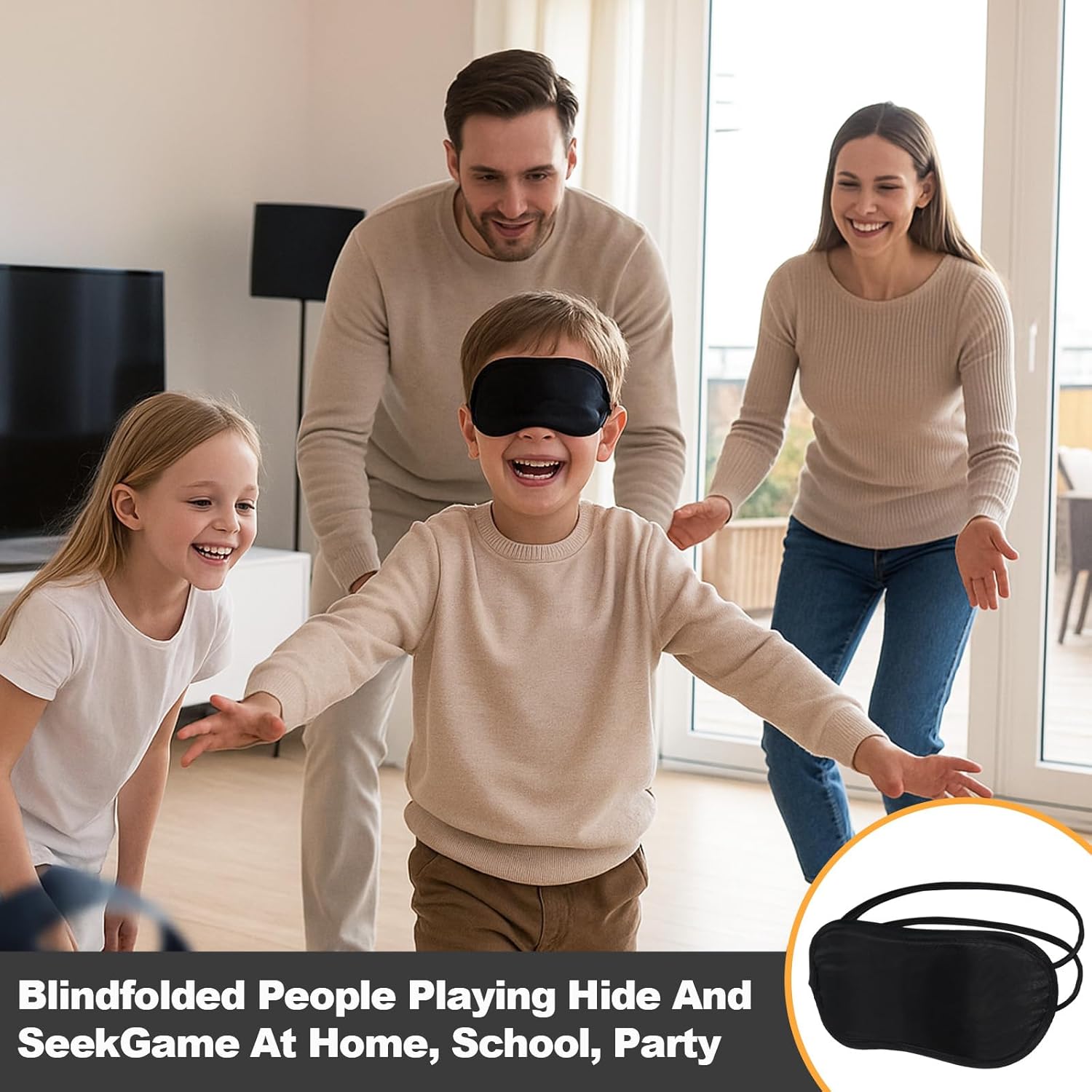 120 Pack Eye Mask Disposable Blindfolds for Games with Nose Pad Soft Eyes Cover Party Pack Sleep Eyes Masks Eye Shade Mask Women Men (Black)