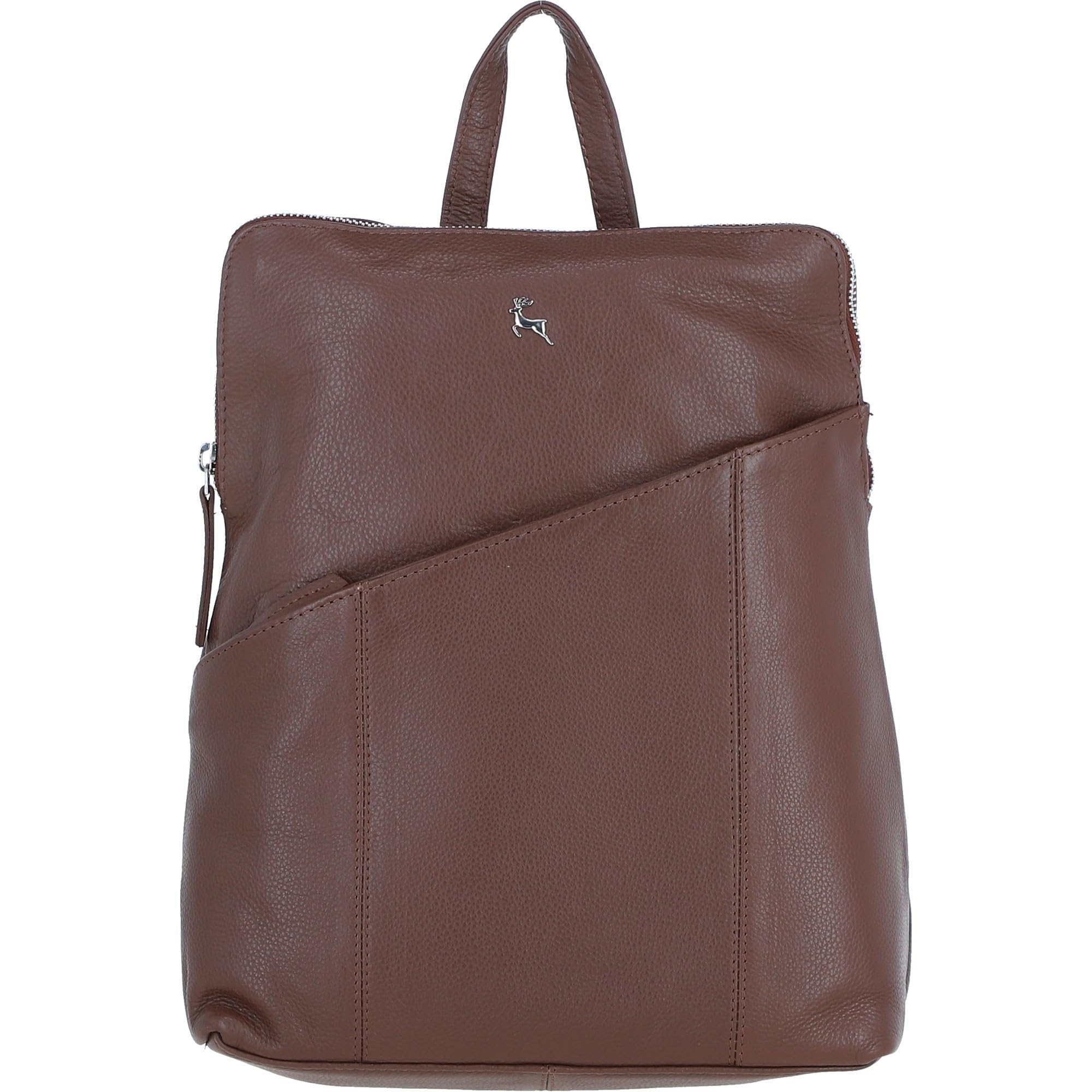 Ashwood Leather Women's Light Brown 'Westminster' Real Leather Backpack In