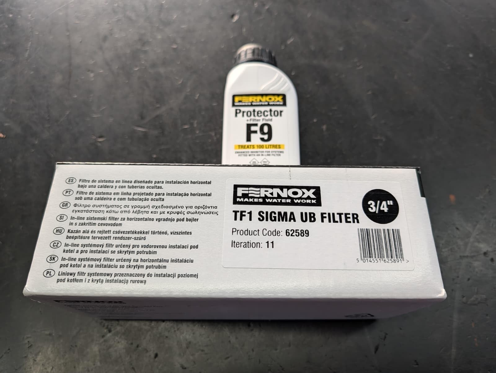 Defangatore TF1 Sigma UB Filter + F9 Protector e filter fluid
