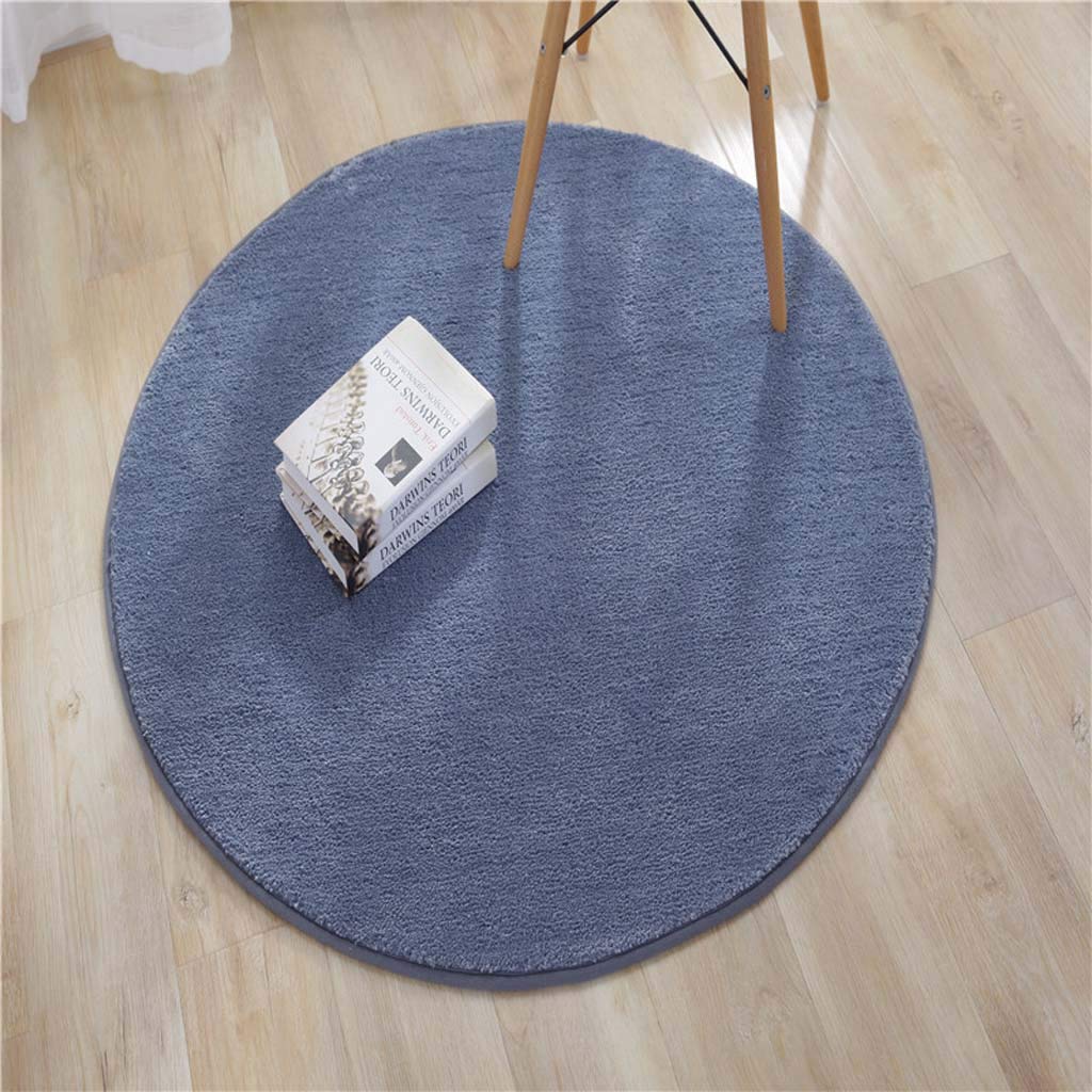 Tapis de chevet de chambre à coucher uni 130cm couleur 14 pour sol