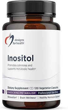 Designs for Health Inositol + ALA Capsules - Sensitol Myo-inositol MI + D-Chiro Inositol DCI with Alpha Lipoic Acid - Vegan, Non-GMO Supplement 120 Capsules