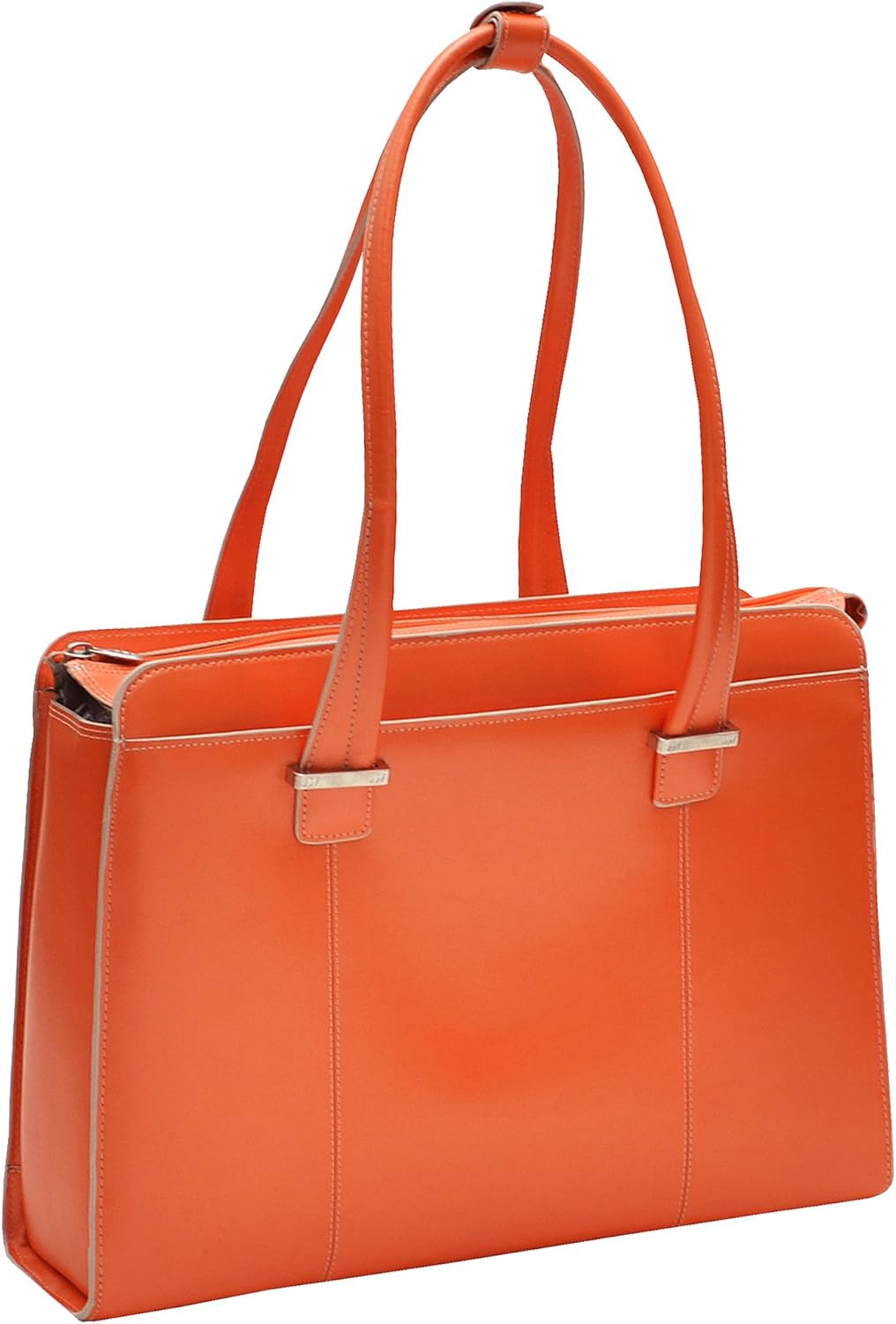 Up To 60% OFF McKlein, W Series, Alexis, Top Grain Cowhide Leather, 14 Leather Ladies' Laptop Briefcase, Orange (96540)