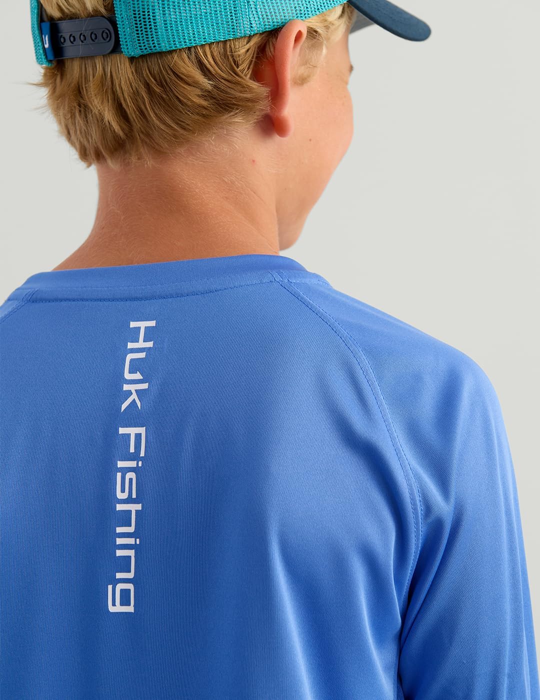 HUK Kids' Pursuit Solid Long Sleeve, Fishing Shirt for Kids