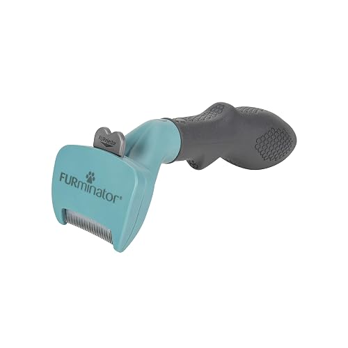 FURminator® deShedding Tool For Small Cats, Short Hair, Removes Loose Hair From Shedding - Small - short hair