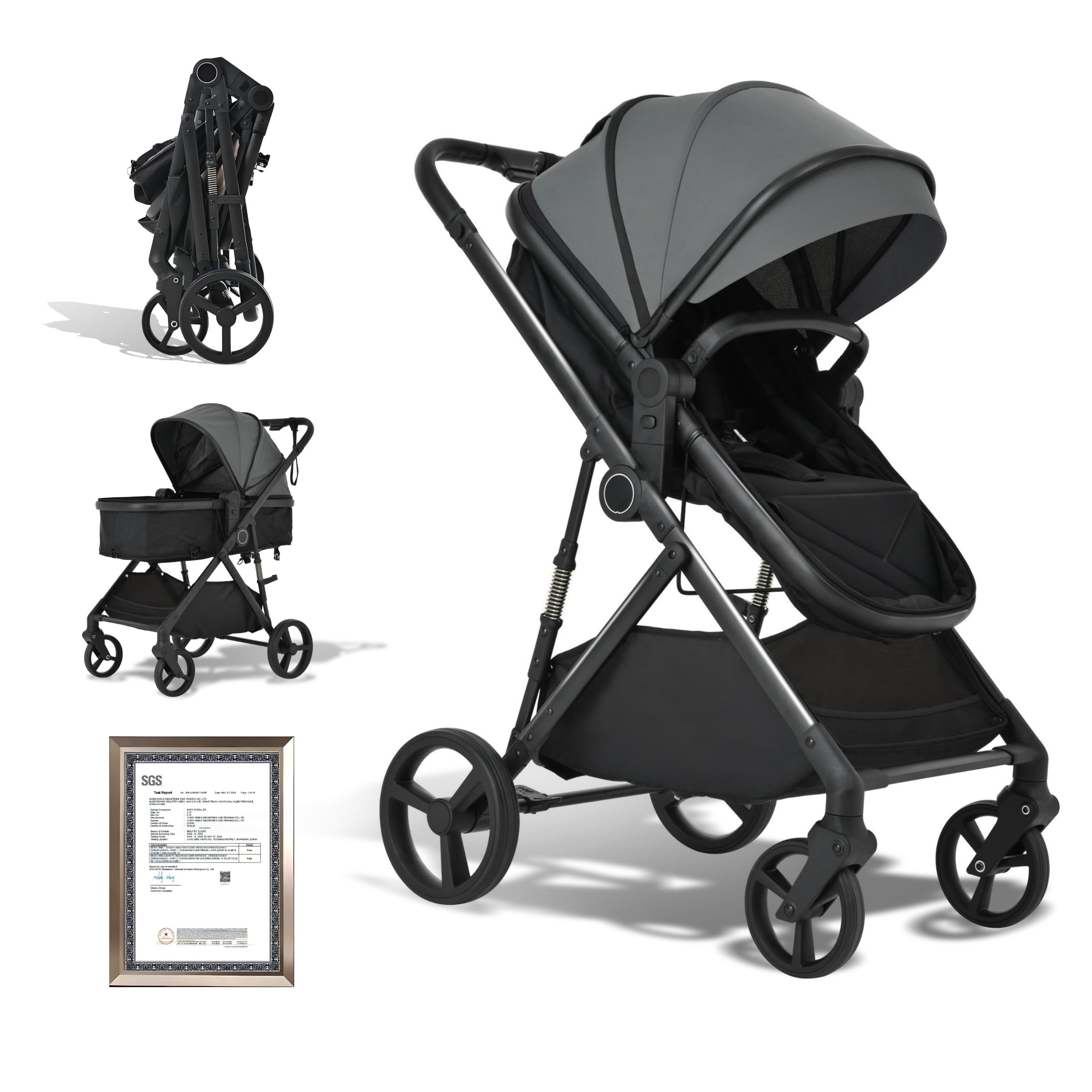 Amazon.co.jp: BTYJLEBE ベビーカー AB型 【EN1888安全認証】 両対面