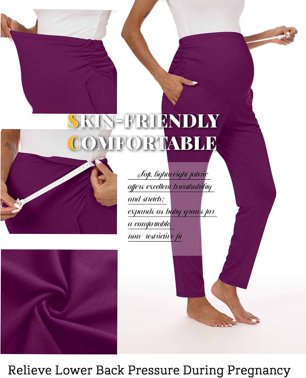3 Pack Women's Maternity Pants image 5