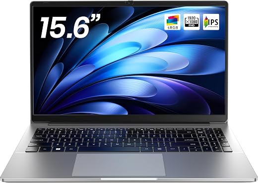 15.6″ Laptop with Win 11, N4020 CPU, 4GB RAM, 128GB, FHD 1080P Display