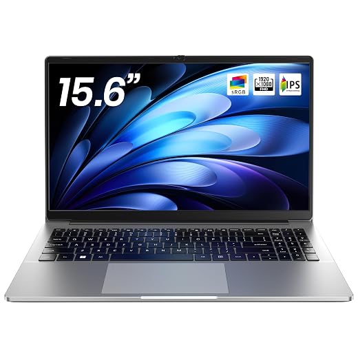 15.6" Laptop with Win 11, N4020 CPU, 4GB RAM, 128GB, FHD 1080P Display