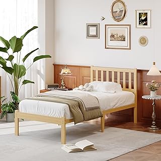 Solid Bamboo Twin Bed Frame