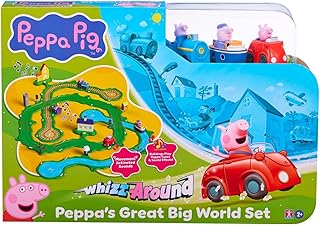 SUNNY, Peppa Pig, Playset Cidade Interativa, Inclui Acessórios e 3 Miniveículos