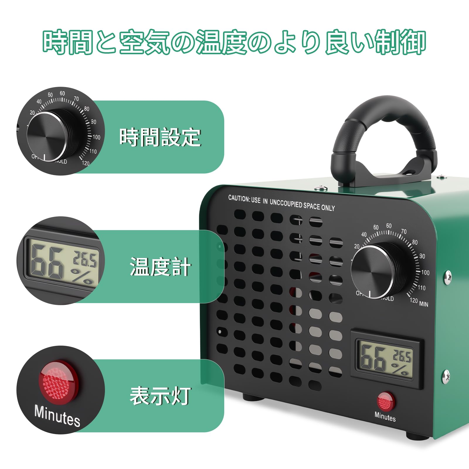 Amazon | 【強力80000mg/h】オゾン発生器 脱臭機 業務用 家庭用 オゾン