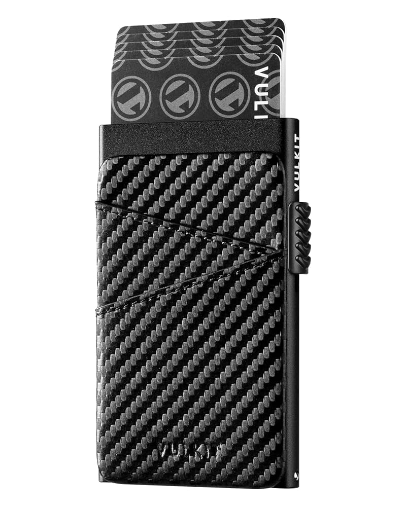 Portacarte Rfid Pelle Portacarte In Pelle Con RFID - 12 Scomparti Per Carte, Portachiavi, Finestra ID, Blu Scuro Portachiavi Uomo - Foto 6