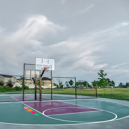 Miniatura 3 de Tupalizy 40 calcomanías circulares de puntos de colores para el aula, gimnasio, deportes, ejercicio, clase de baile, fútbol, entrenamiento de