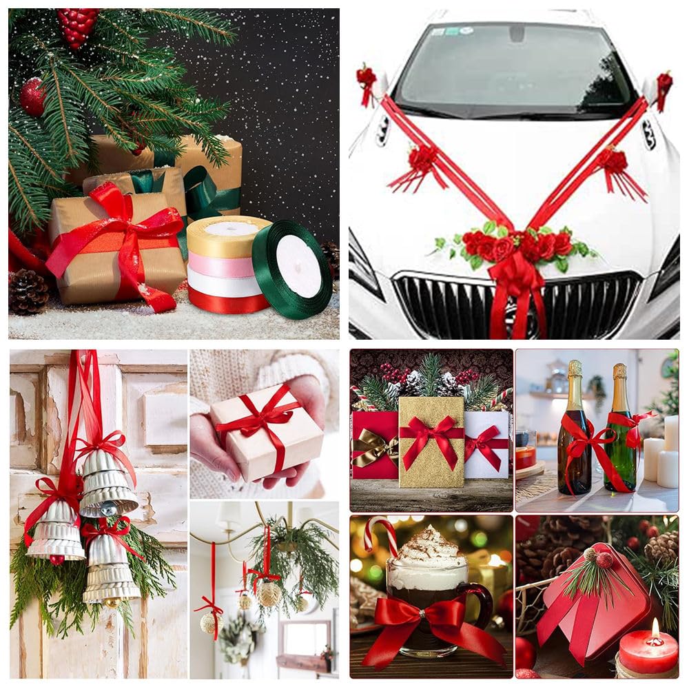 Cinta de raso roja de 300 mm de ancho, cinta de regalo, cinta de tela para manualidades, cinta de boda, cintas para el pelo, cintas de Navidad, cinta decorativa de satén impresa, para manualidades,
