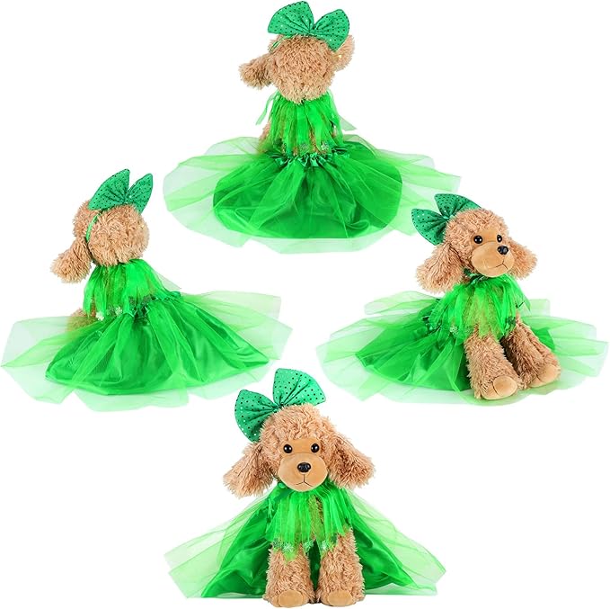 Disfraz de San Patricio para Perro Pequeño - 3 Piezas con Falda Tutú y Diadema miniatura 5