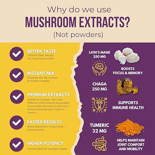 Miniatura 2 de Grateful Earth Super Brain Blend Instant Gourmet Espresso  Café negro instantáneo con nootrópicos  20 paquetes  Café Robusta y arábica Microground