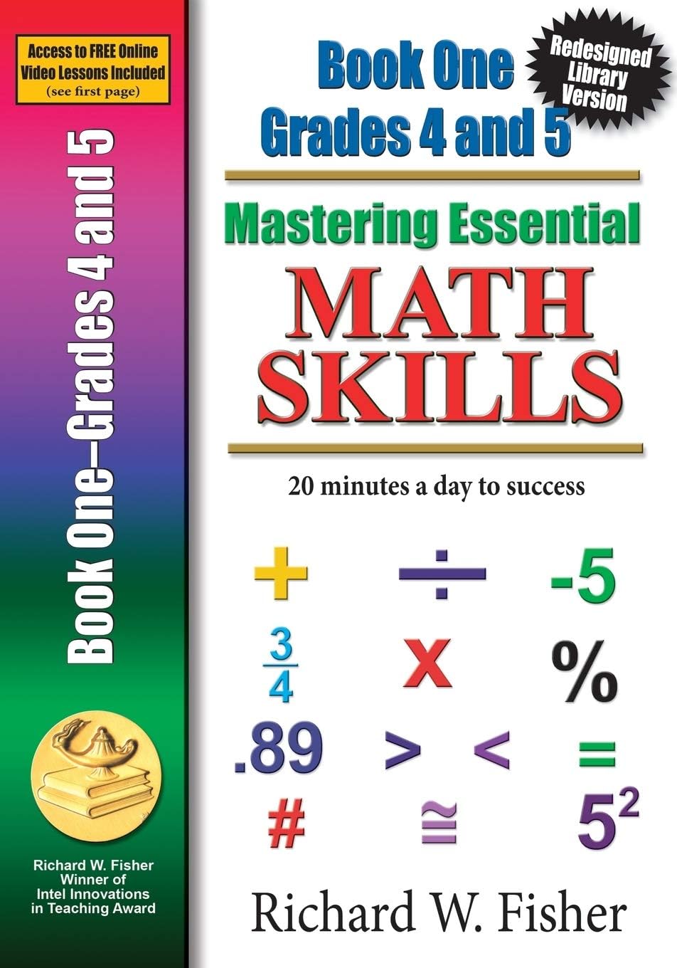 Mastering Essential Math Skills Book 1 Grades 4-5: New Redesigned Library Version