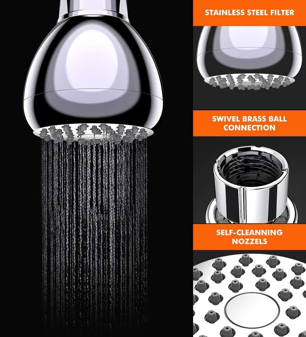 High Prure Shower Head, 3 Inch Showerhead2.