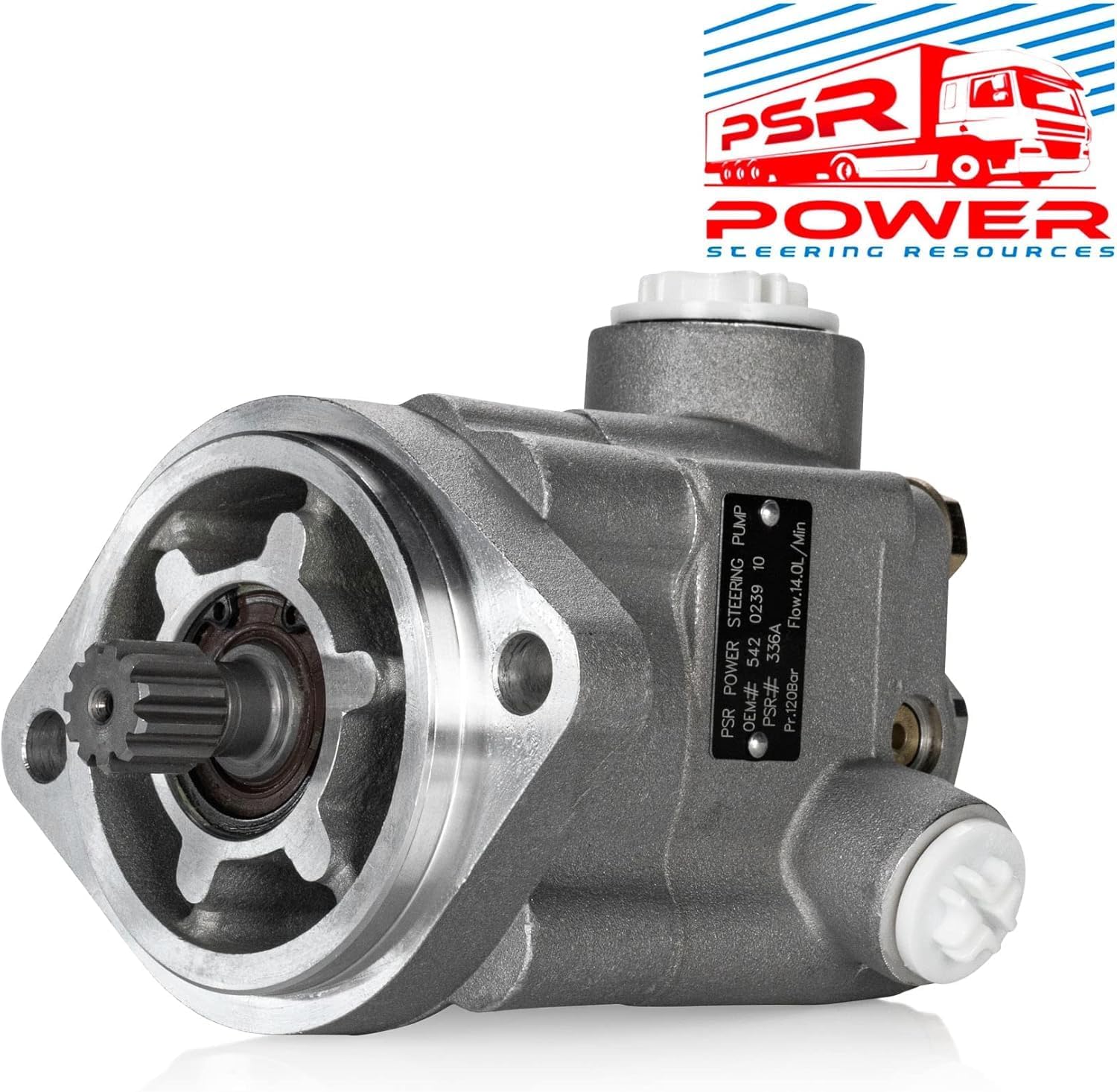 Power Steering Resources (336) | QX-336 | Power Steering Pump | for OEM 1663204C91 | 5420130100 | 465.LUK.1 | QX336 | PUMP ROTATION: RIGHT
