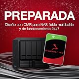 Seagate IronWolf Pro, 10TB, Internal Hard Drive, NAS, CMR, 3.5 Inch, SATA, 6GB/s, 7.200 RPM, 256MB Cache, for RAID Network Attached Storage, 3 year Rescue Services (ST10000NE000) - 2