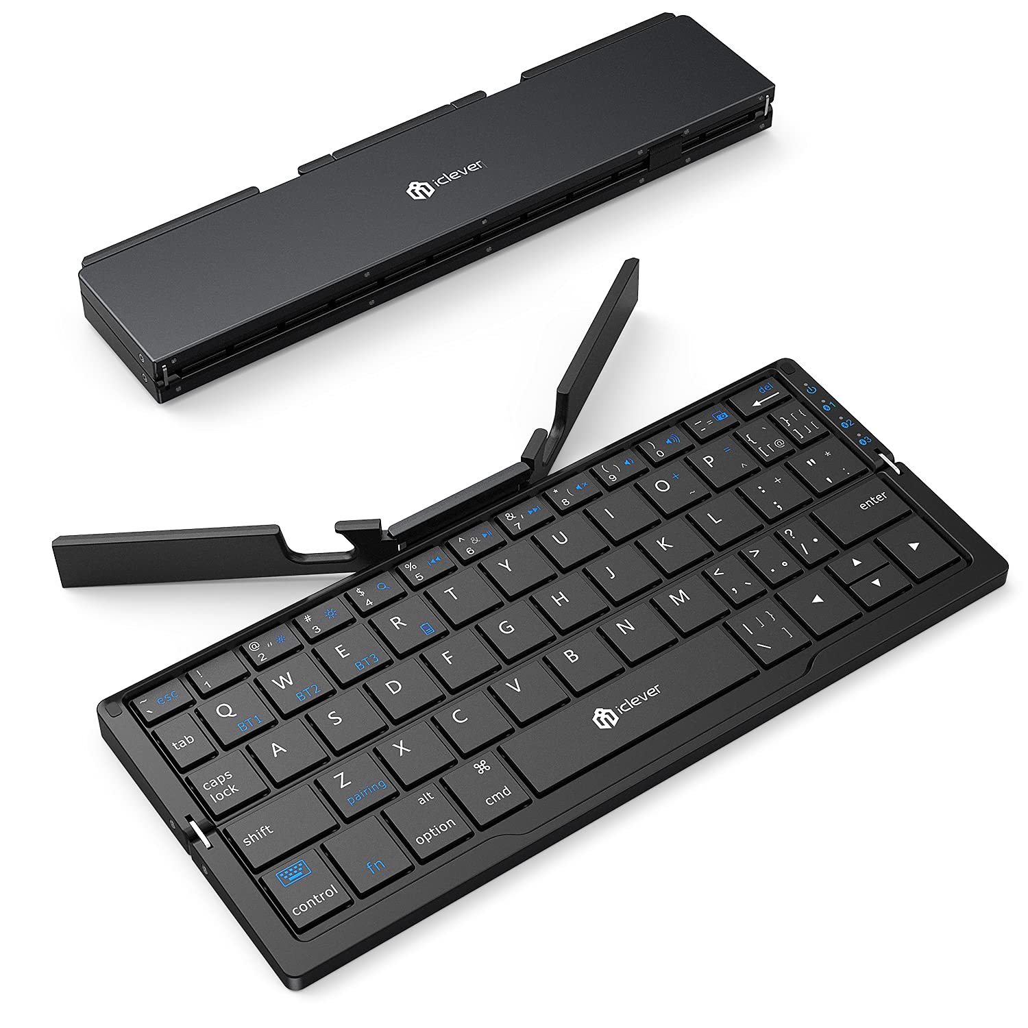 Amazon.co.jp: iClever Bluetoothキーボード 折りたたみ式 BK11 (Black