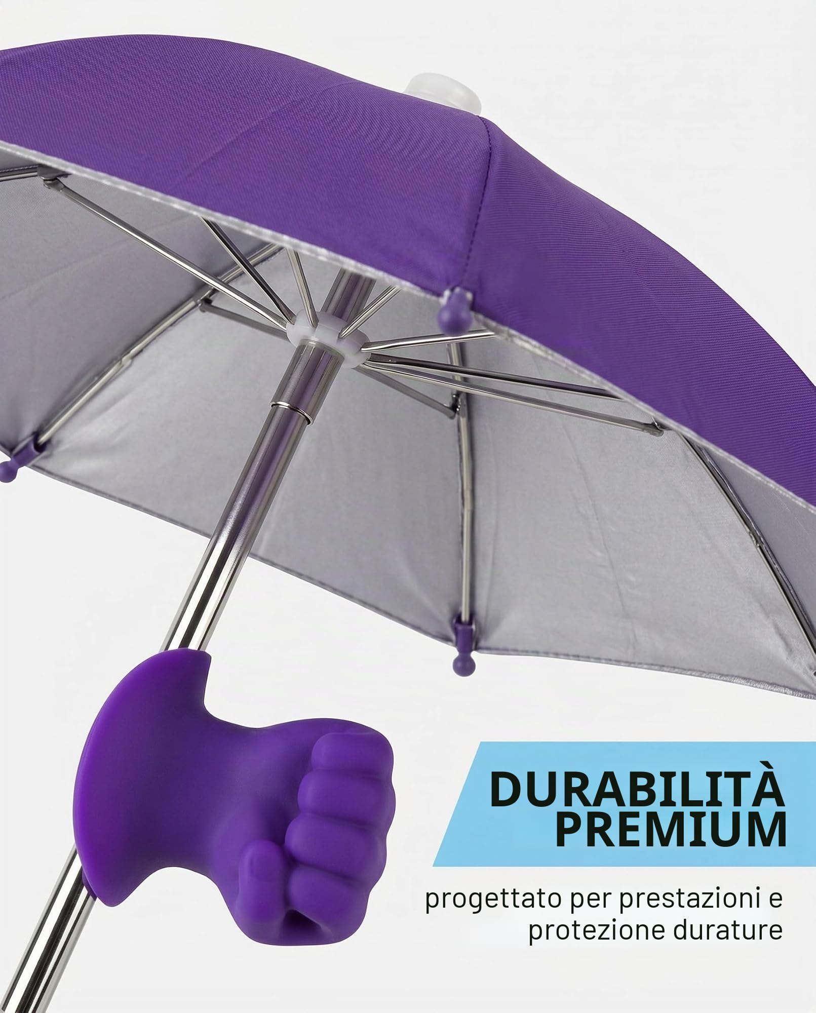 Parasole Per Telefono Con Ventosa | Protezione UV E Pioggia, Anti-riflesso, Per Moto, Bici E Attività Outdoor - 4