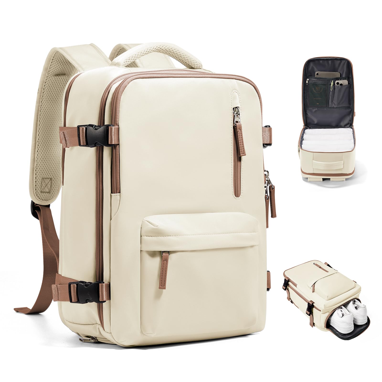 VGCUB Travel Backpack for Women Men for Spirit Airlines Personal Item Bag 18x14x8 Inches Laptop College Backpack,Waterproof Carry on Flight Approved