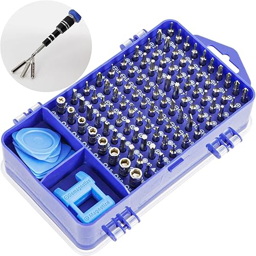 Miniatura 8 de Hanyue 115 in 1 Screwdriver Set Screw Driver Kit Bits Computer Laptop Phone Device Repair Tool Precision Screwdrivers Repair Hand Tools (YELLOW)