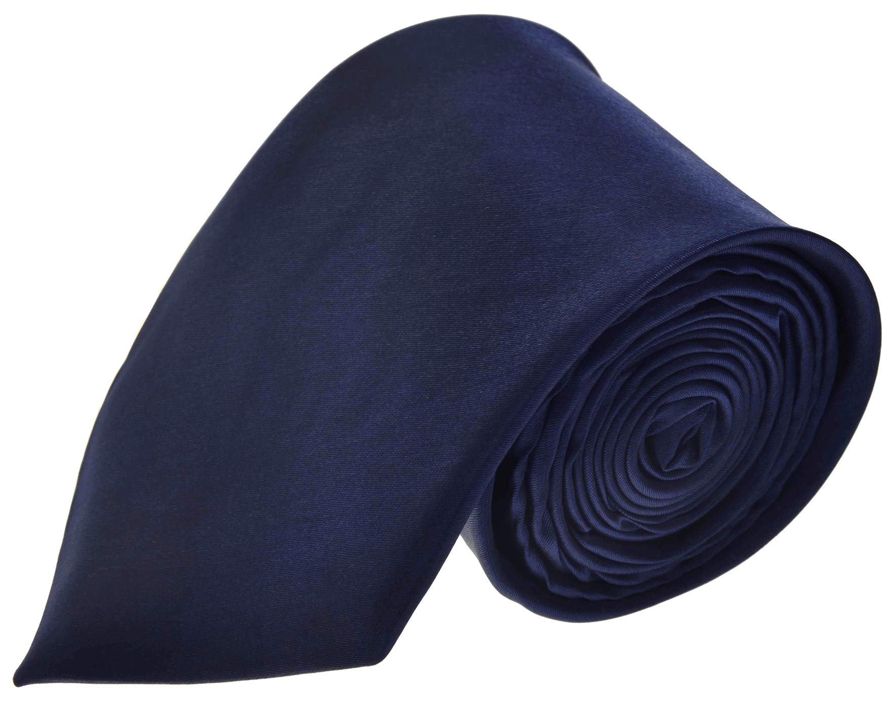 Supgod Men's Navy New Plain Coloured Ties. 21 Colours Available. Handmade. Wedding, Fashion (, Tie)
