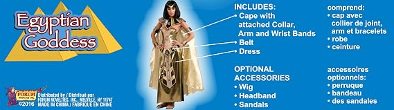 Forum Women's Egyptian Goddess Costume