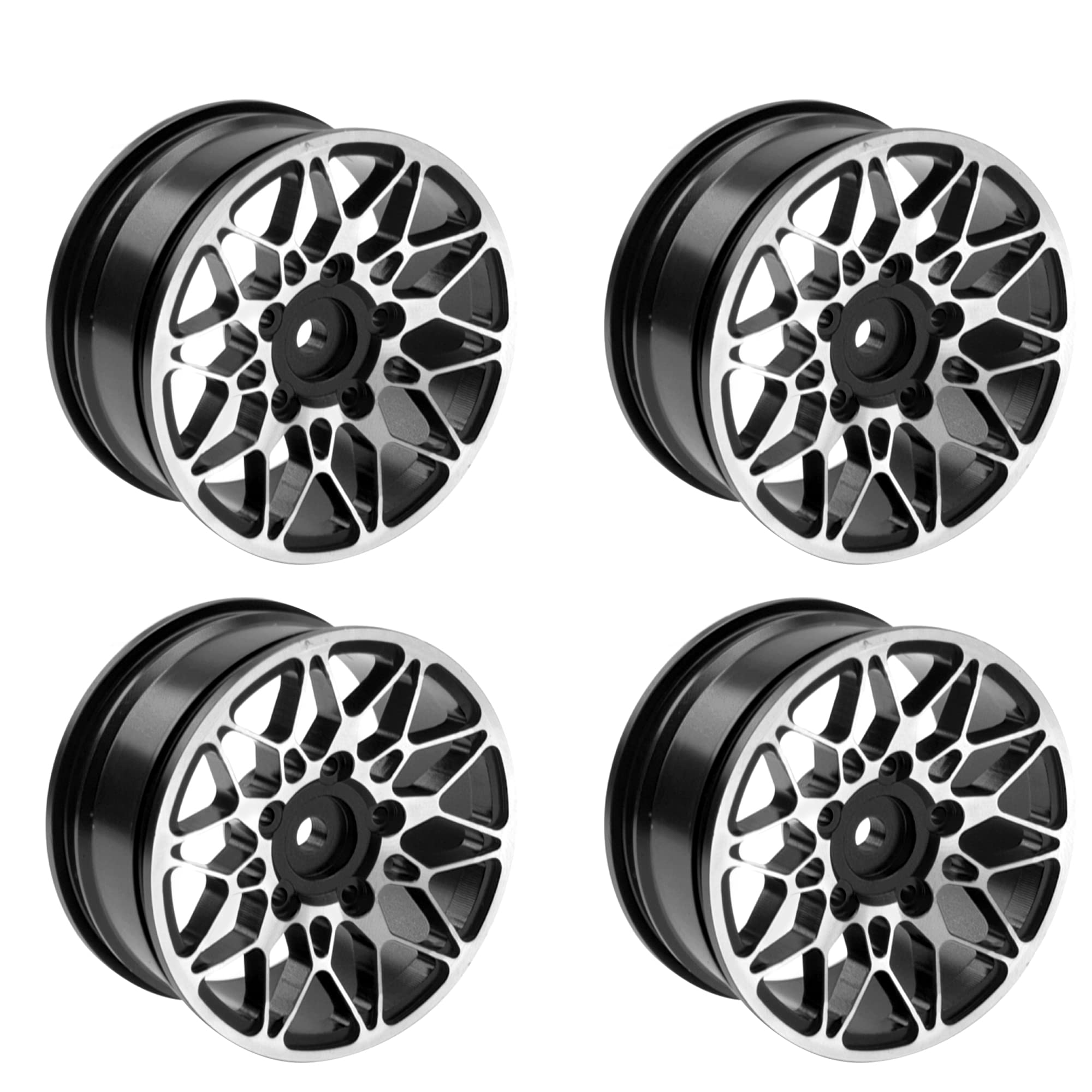 Amazon.com: ShareGoo Metal Wheel Rims RC 12mm Hex Hubs 1/10