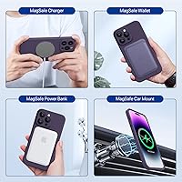 Vista 614 de Miracase Funda diseñada para iPhone 13 Pro Max con protector de pantalla, [forro de microfibra suave antiarañazos], funda protectora de silicona