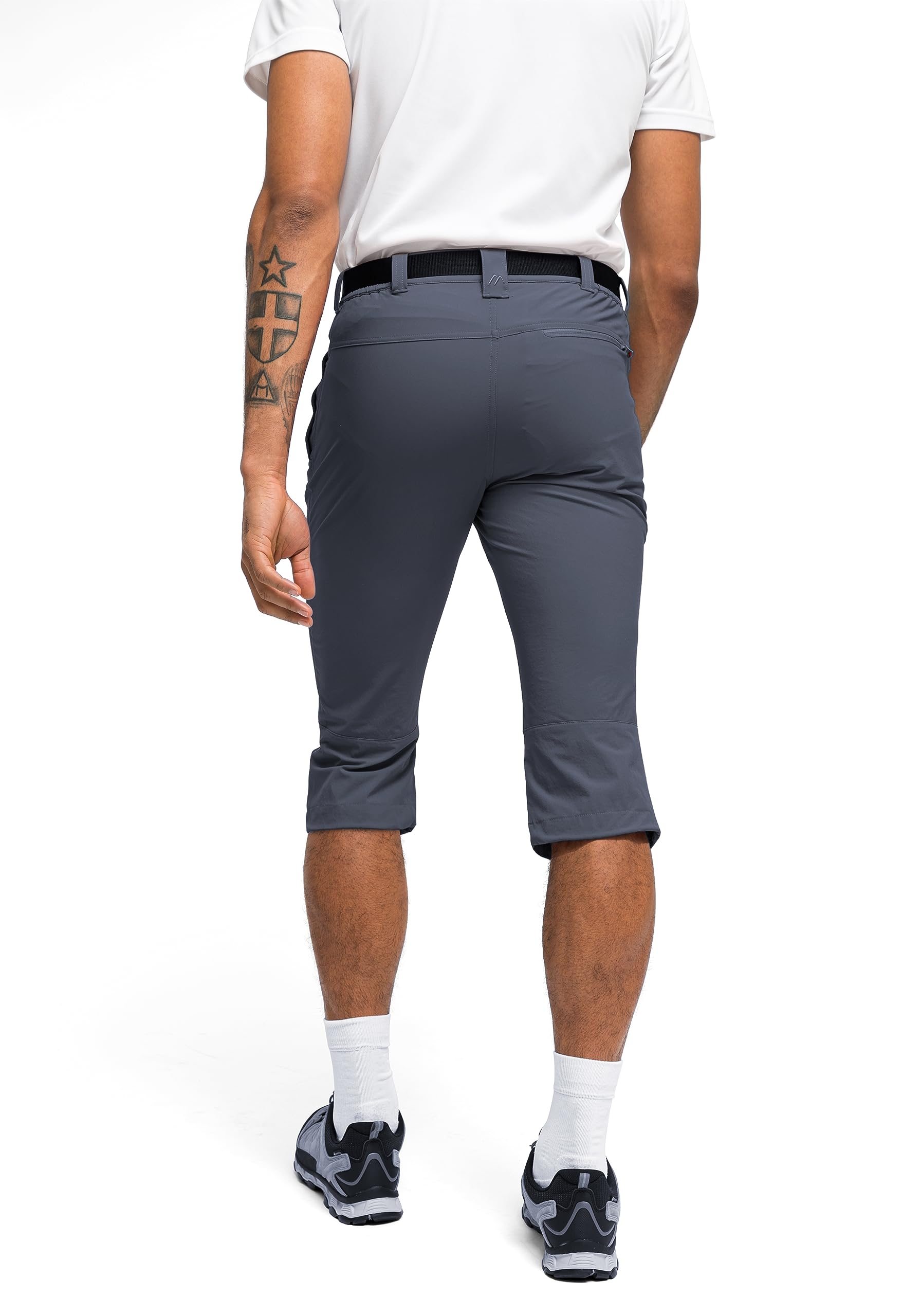 Maier Sports Jennisei, Kurze Herren Wanderhose, Wasserabweisende Wandercapri für Trekking und Hiking, PFC-frei, mSTRETCH pro 4 & Dryprotec