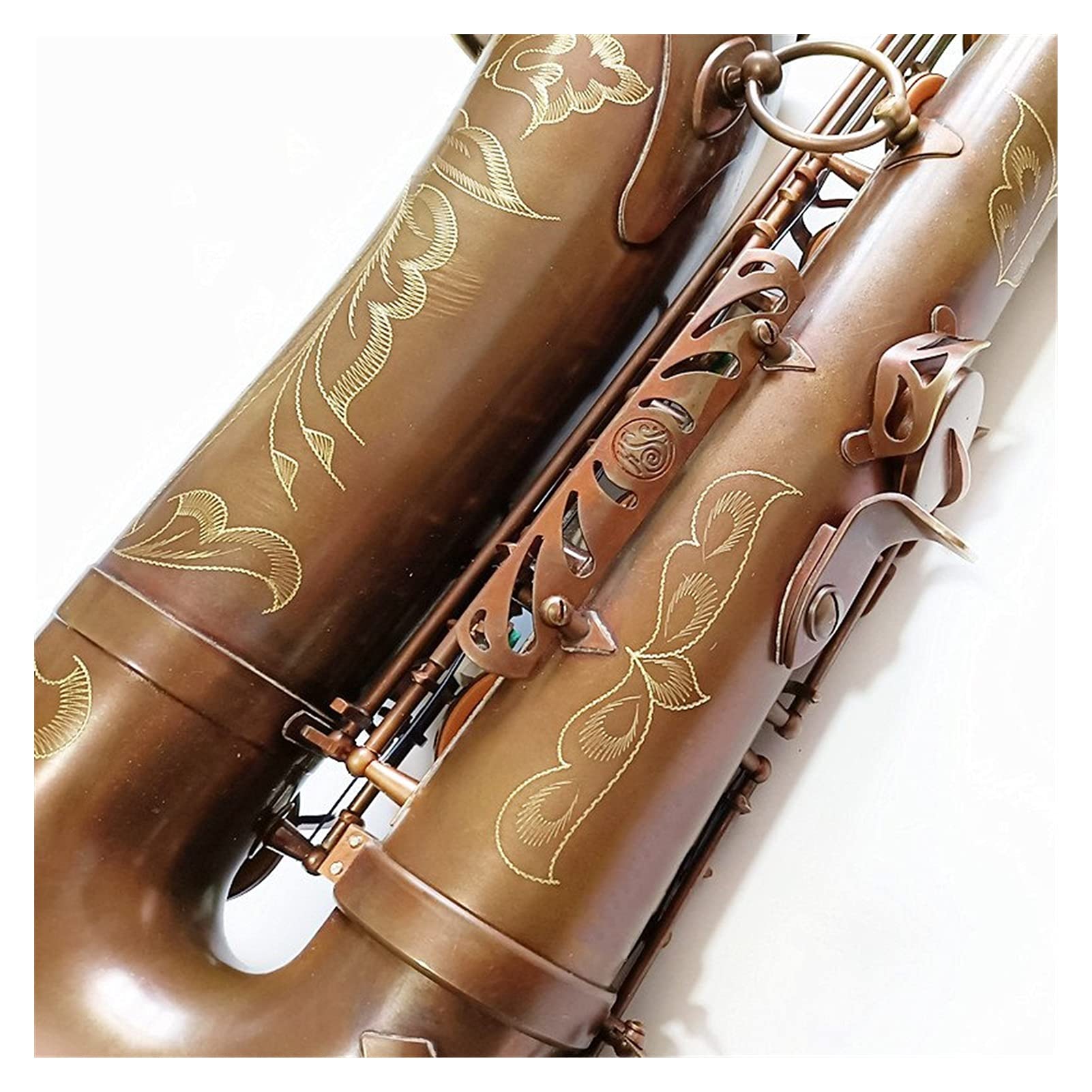 Sassofono Tenor Antique Rame B Flat Tenor Sax Bocchino in Bronzo retrò Sassofono Studenti