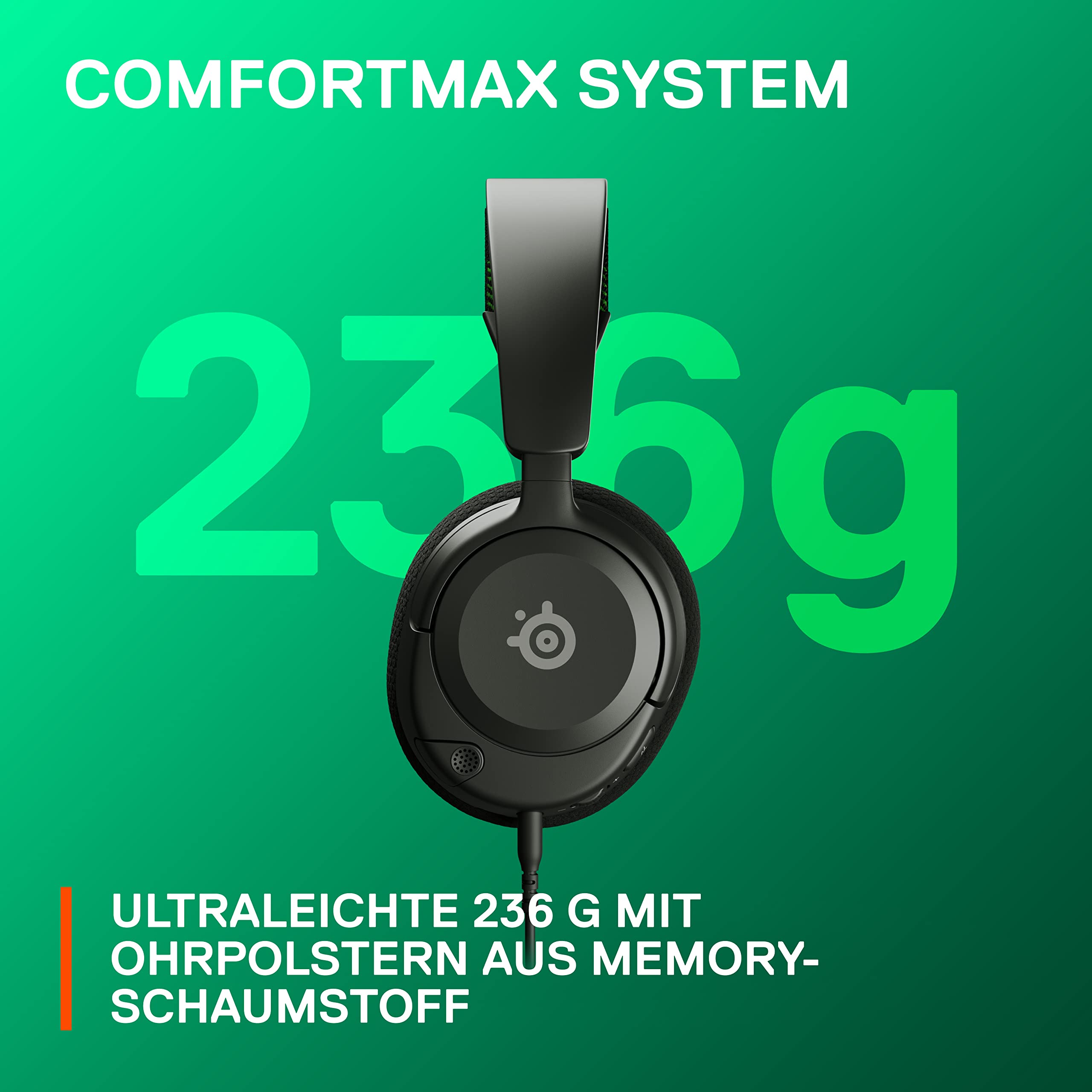 SteelSeries Arctis Nova 1X - Multi-System Gaming-Headset – Xbox, PC, PS5, PS4 – Hi-Fi-Treiber – 360° Surround-Sound – Memory Foam-Ohrpolster – Mikrofon mit Geräuschunterdrückung