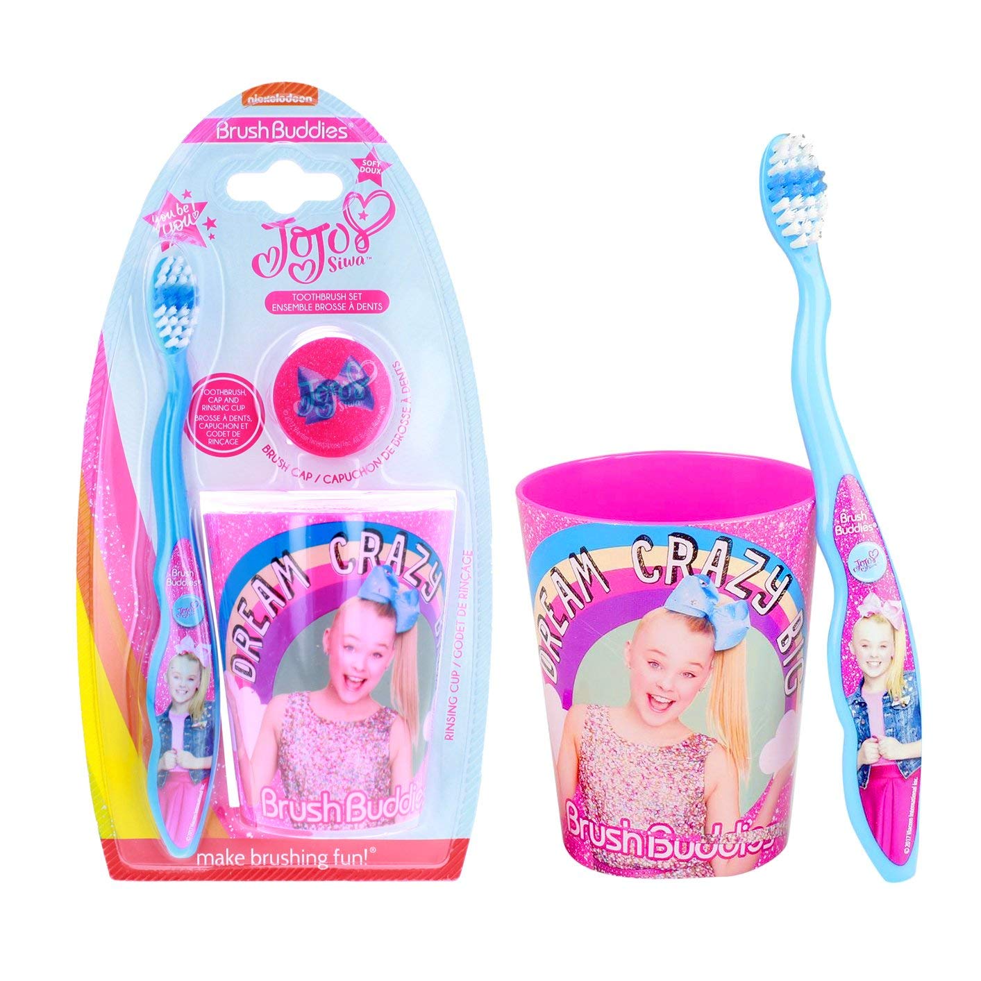 4SGM JoJo Pink Toothbrush Set Multi