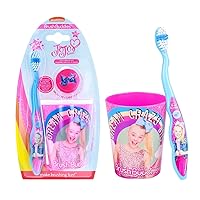 Algopix Similar Product 19 - 4SGM JoJo Pink Toothbrush Set, Multi
