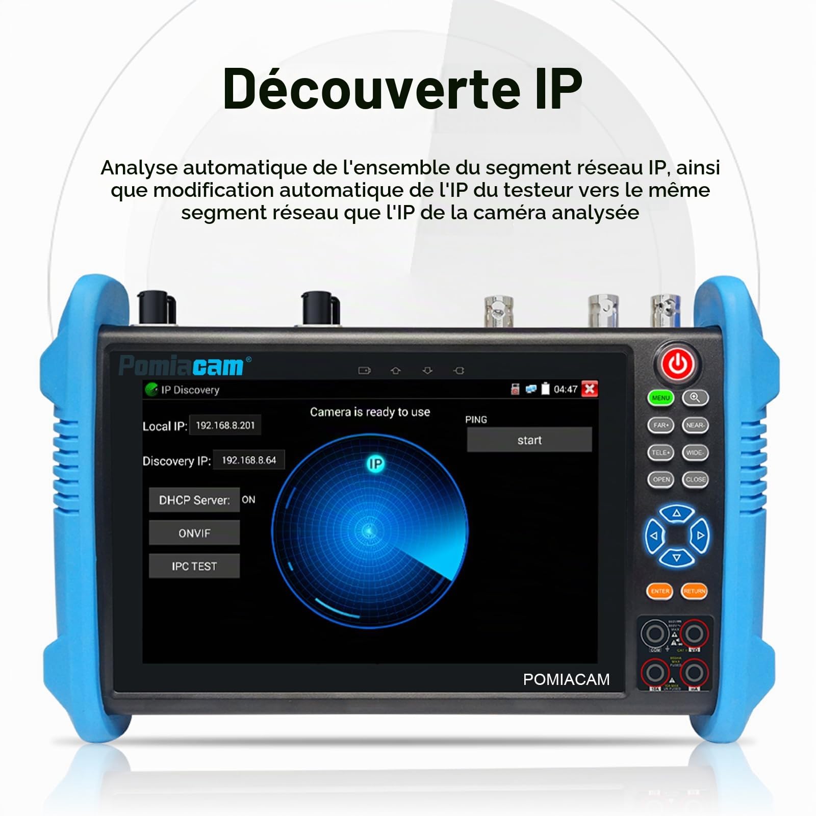 IPC-9800MOVTADHS Plus Test Tool IP Camera Multifunction Analog IP