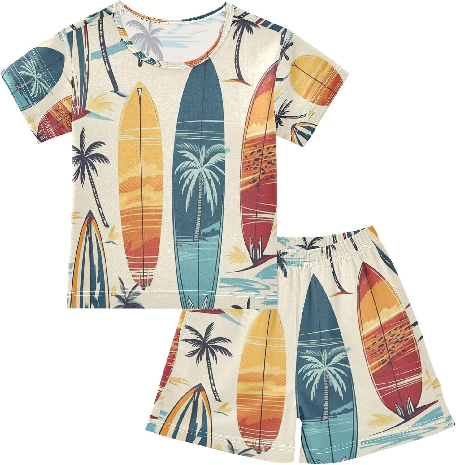 senya National Flag Summer Pajamas Set Short Cotton Sleepwear 2 Piece