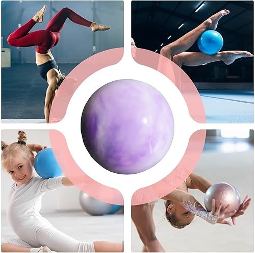 Miniatura 4 de Pelota de pilates pequeña, accesorio versátil de fitness, 5.9 in, equipo de entrenamiento de fuerza física para el núcleo, pelota de ejercicio suave