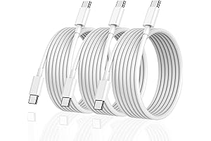 3Pack USB C to USB C Charger Cable 10ft